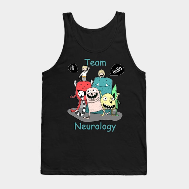 Neurology Team Gear Funny Tank Top by DesignIndex